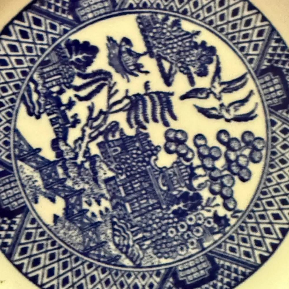 Vintage Royal China Willow Ware Blue Willow 6.5” Bread Dessert Plate